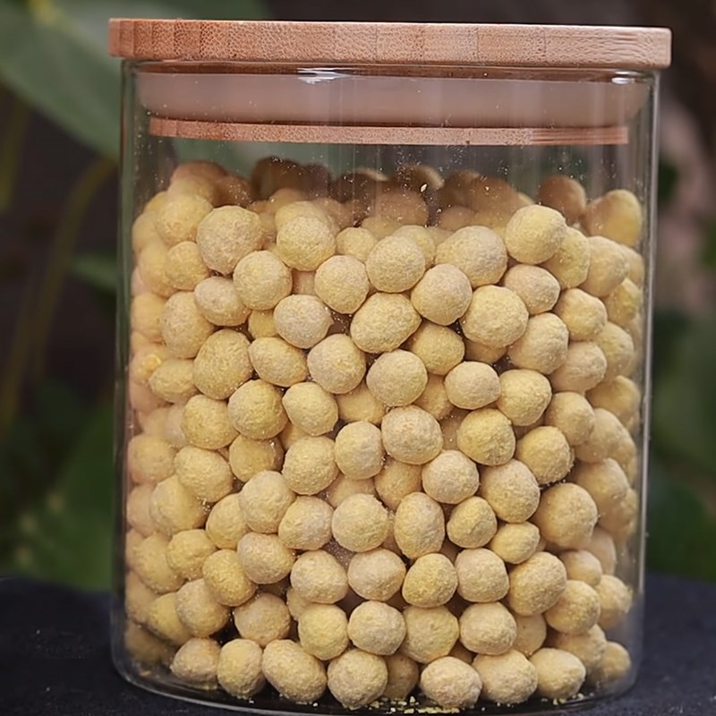 Bước 4  Phơi khô viên tinh bột nghệ mật ong  Viên tinh bột nghệ mật ong